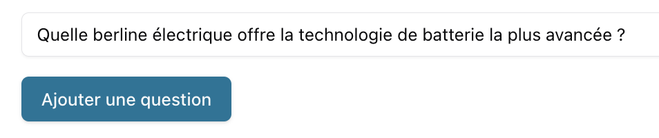 Base de données de questions-réponses